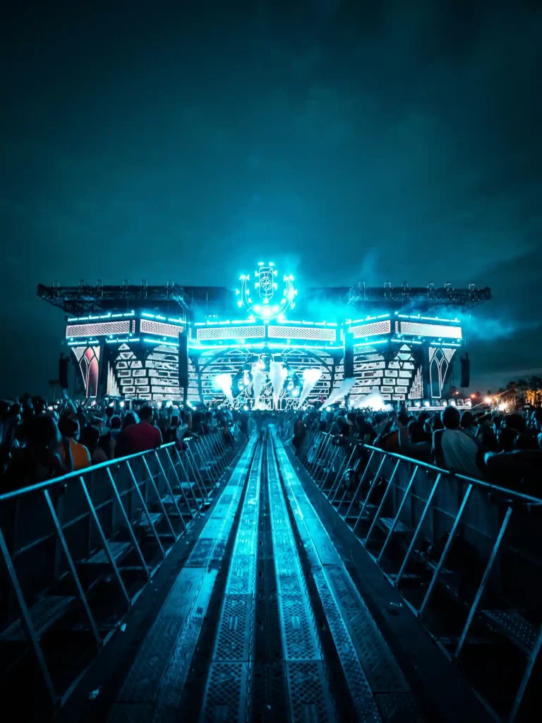 Vallado para conciertos y festivales en España
